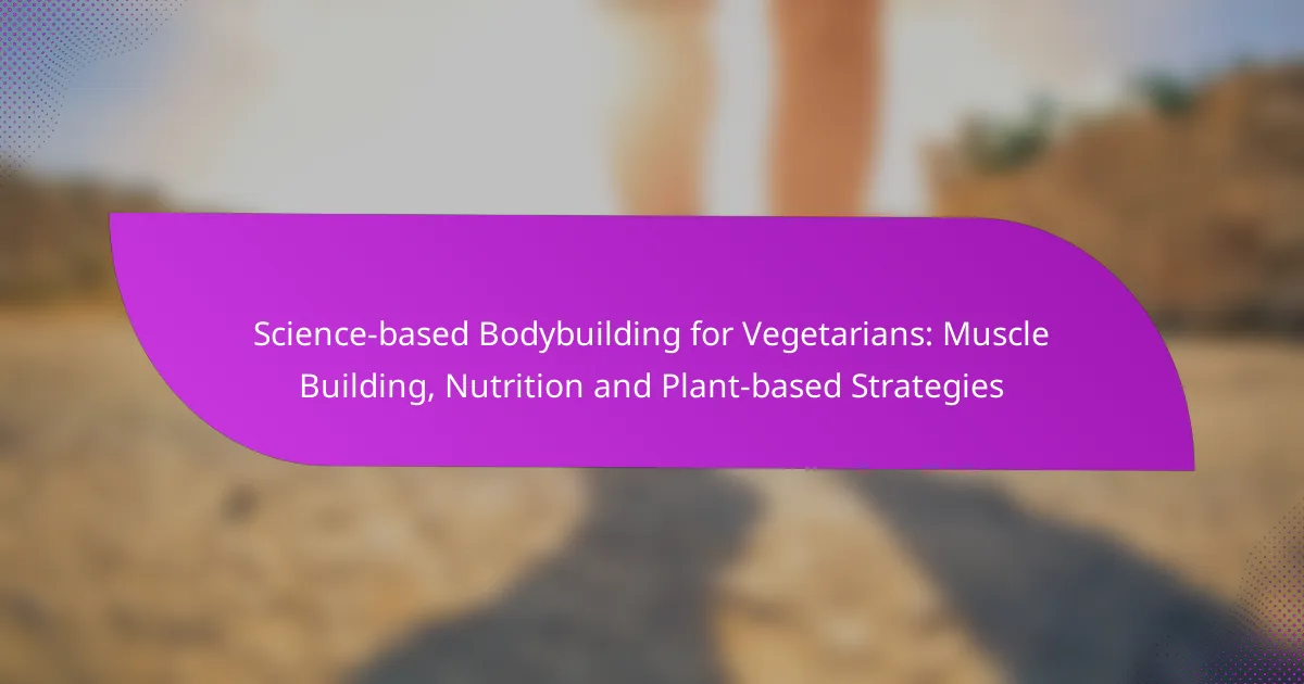 Science-based Bodybuilding for Vegetarians: Muscle Building, Nutrition and Plant-based Strategies