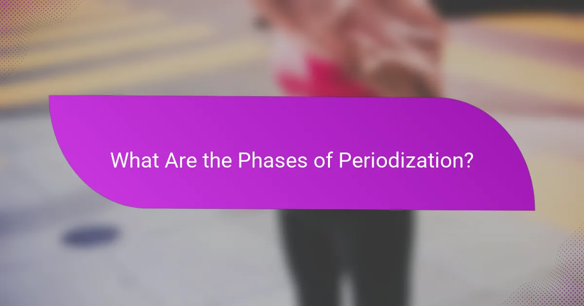 What Are the Phases of Periodization?